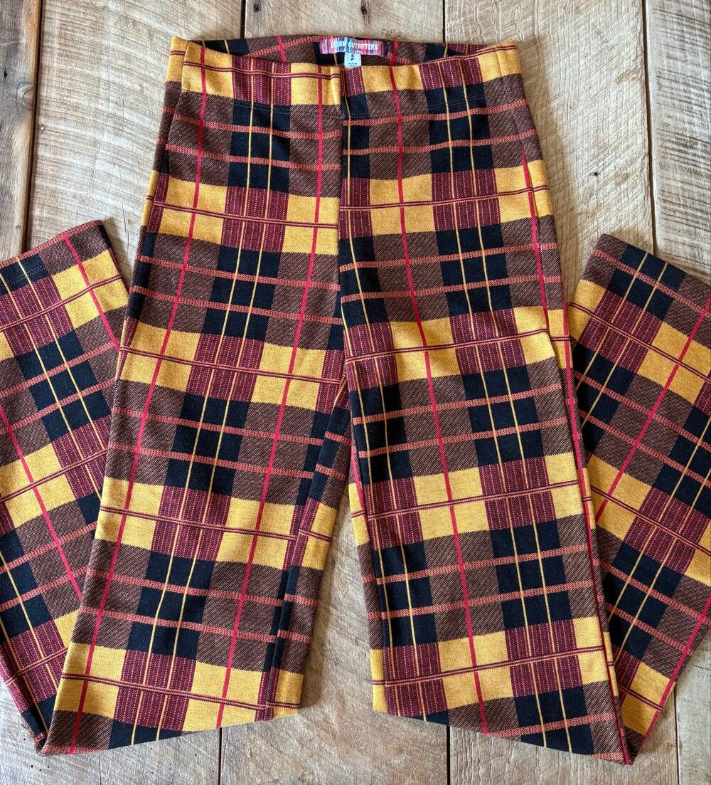 URBAN OUTFITTERS yellow plaid pants